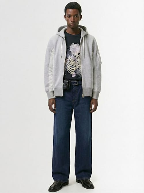 Sacai: 拉链卫衣