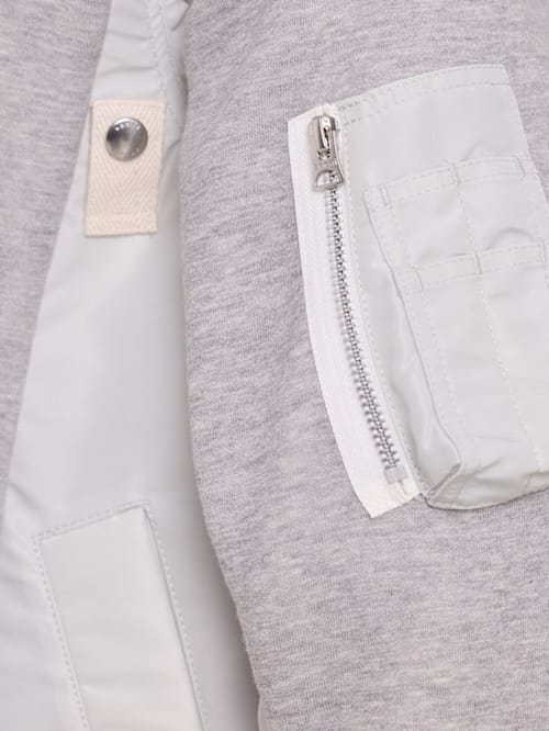 Sacai: 拉链卫衣