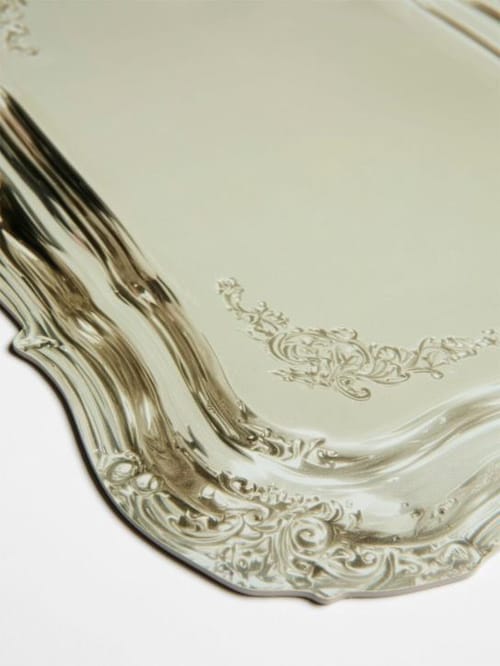 FIGURE DECORATIVE: Set de table en cuir de veau