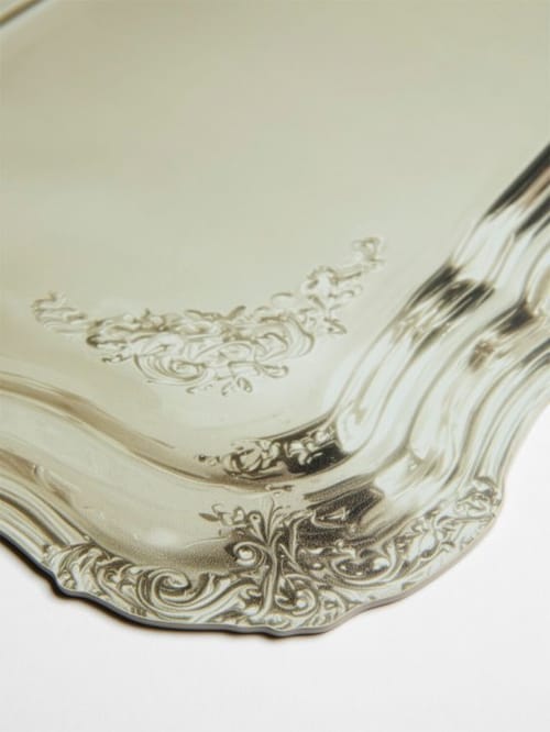 FIGURE DECORATIVE: Set de table en cuir de veau