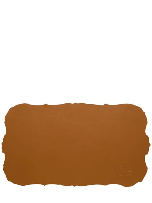 FIGURE DECORATIVE: Set de table en cuir de veau