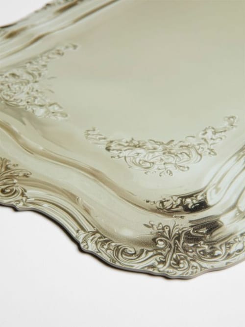 FIGURE DECORATIVE: Set de table en cuir de veau