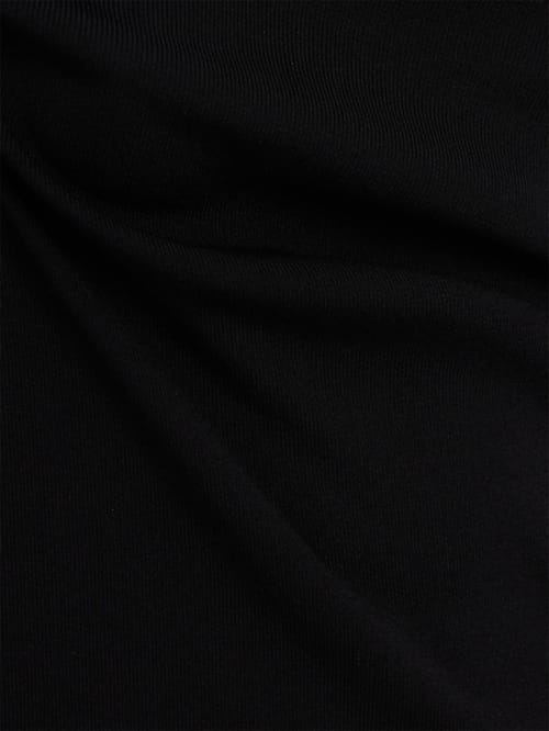 LUISA SPAGNOLI: Long knit dress with flounces