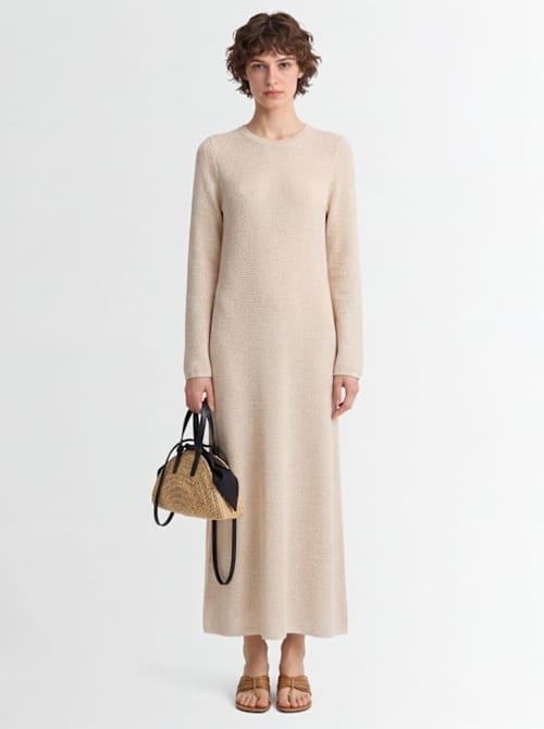 RHEA: Crocheted lyocell maxi dress