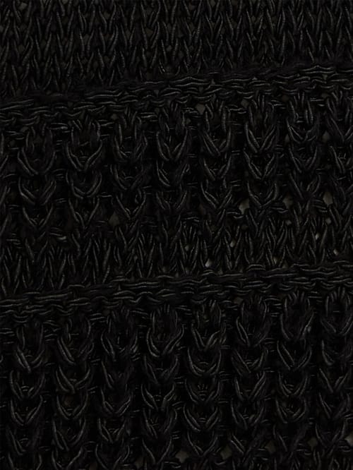Laneus: Open-knit dress with fringe