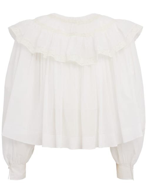 Chloé: 蕾丝领衬衫