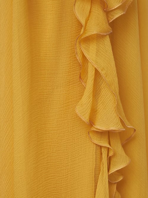 Chloé: Silk mousseline long dress