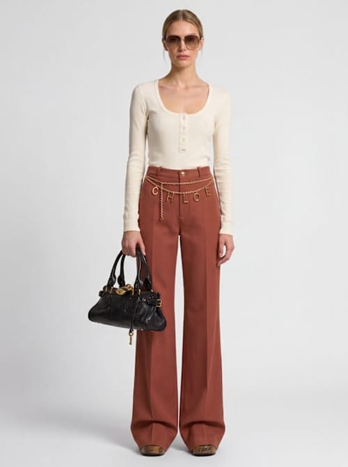 Chloé: 方形领上衣