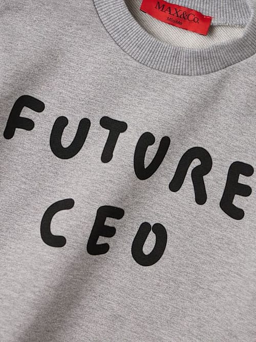 MAX&CO: 刺绣棉卫衣