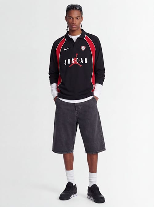 Jordan: 长袖翻领 polo 衫