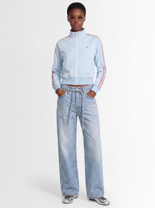 FIORUCCI: 拉链 cropped 卫衣