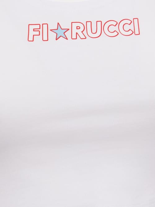 FIORUCCI: 星形标志印花短款T恤