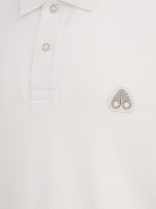 Moose Knuckles: 带有罗纹领的短袖 Polo 衫