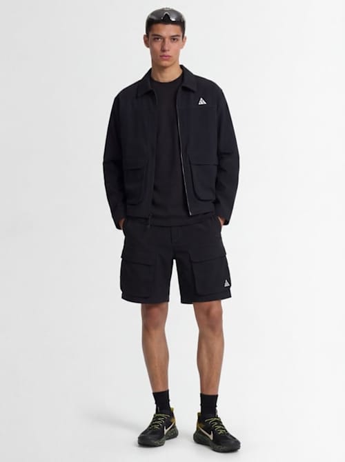 Nike: 带中央拉链的工作夹克