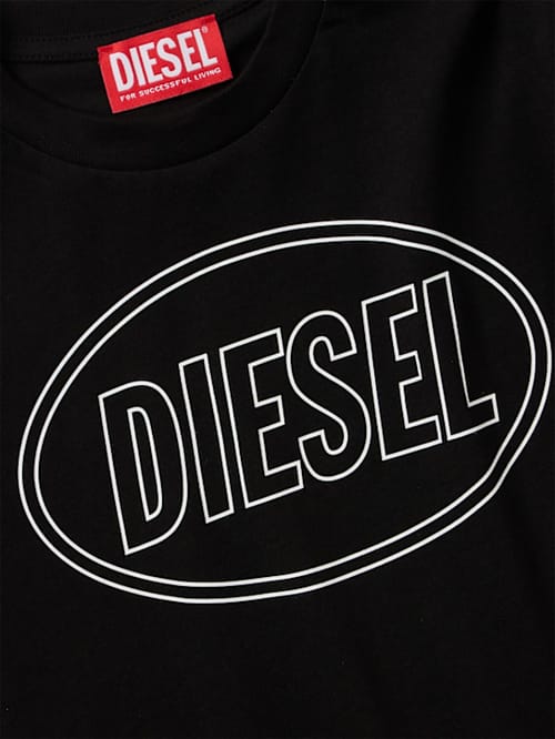 Diesel Kids: 印花棉质T恤
