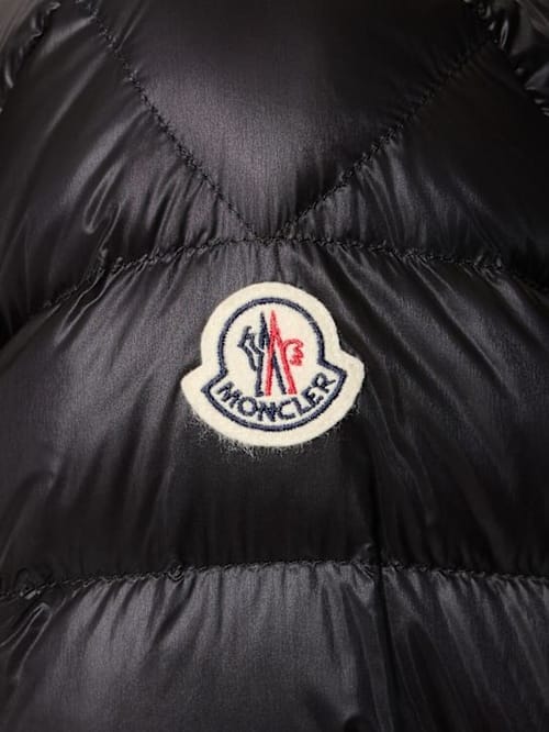 Moncler: 短款高领羽绒夹克