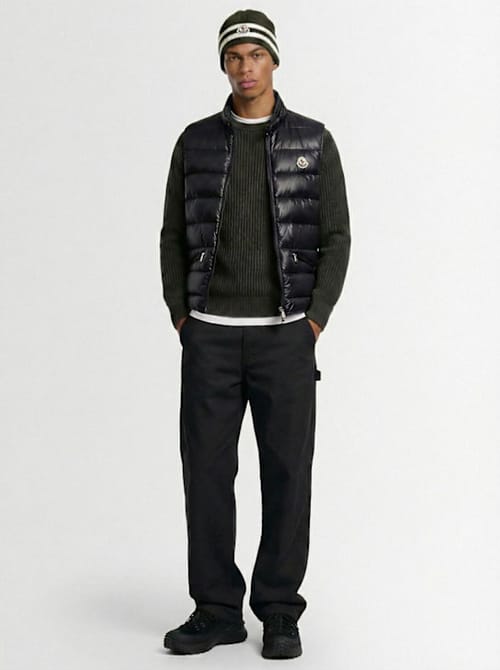 Moncler: 带拉链的夹克背心