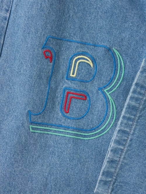 Bobo Choses: Organic cotton jeans with embossed logo