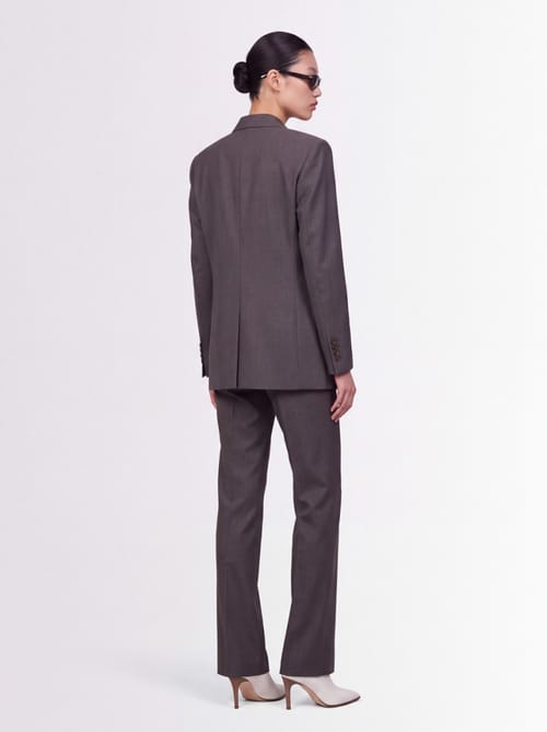 Stella McCartney: Double-breasted wool flannel blazer