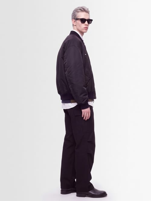 Sacai: Nylon bomber jacket with utility pocket