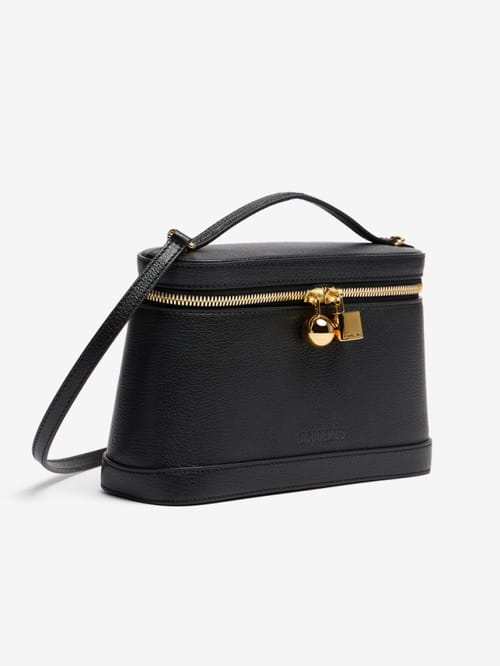 Jacquemus: Henkeltasche Le Petit Vanity aus Leder