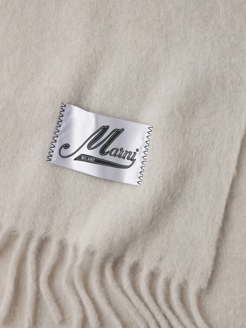 Marni: Brushed alpaca blend scarf