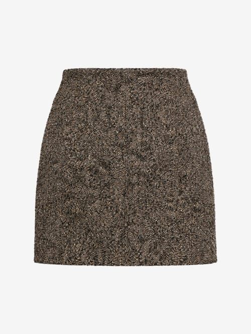 MSGM: Buttoned mini skirt