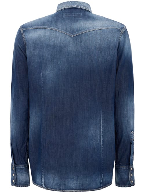 Dsquared2: Stretch cotton western shirt