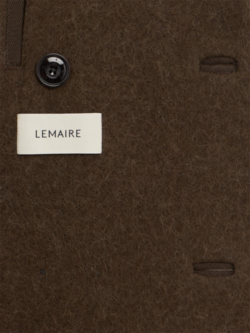 Lemaire: 羊毛和羊驼长外套