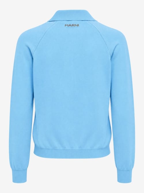 Marni: Pointelle knit techno cardigan