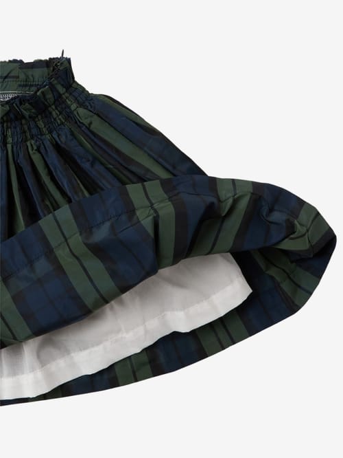 COSMOSOPHIE: Checkered skirt