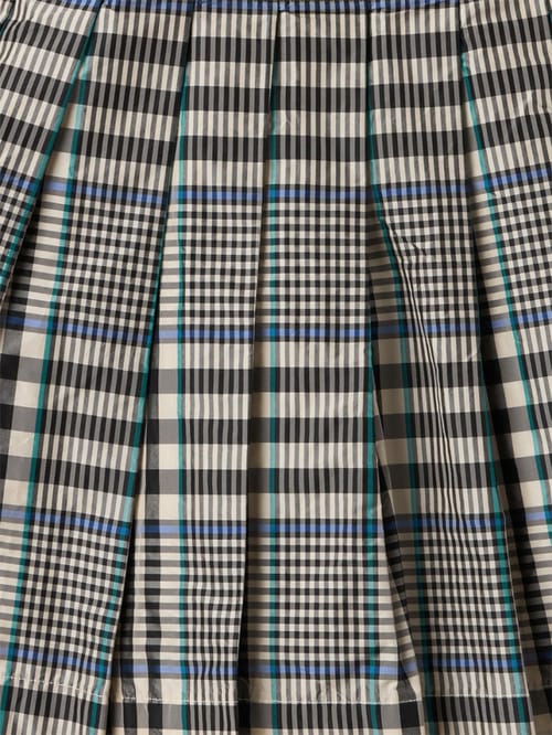 COSMOSOPHIE: Checkered skirt