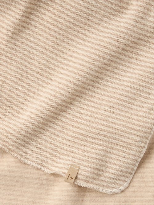 1 + IN THE FAMILY: Striped baby blanket