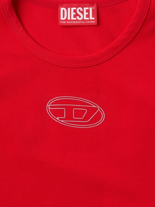 Diesel Kids: Cotton blend long-sleeve bodysuit