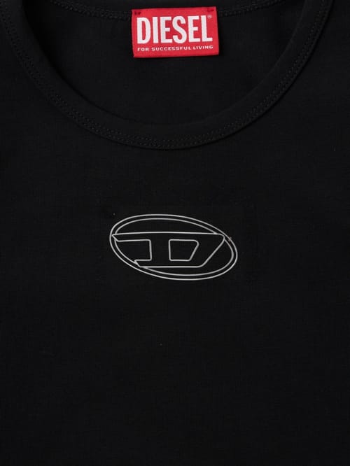 Diesel Kids: Cotton blend long-sleeve bodysuit
