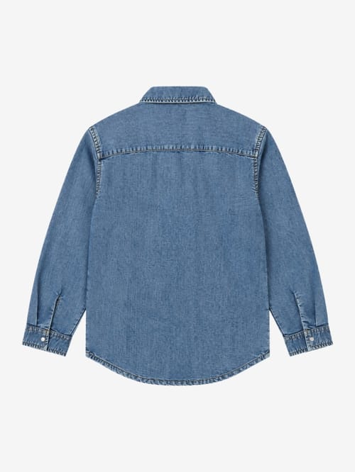 Diesel Kids: Cotton chambray shirt