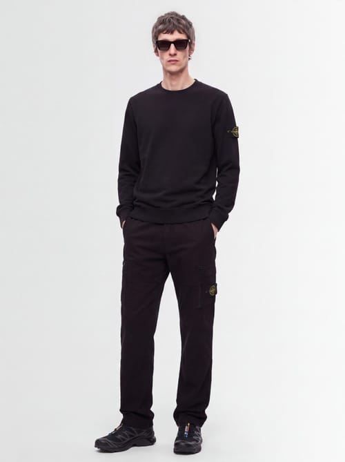 Stone Island: 棉质圆领卫衣