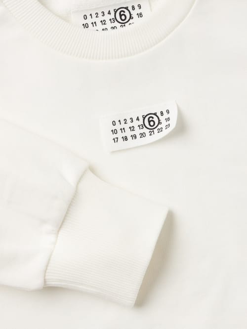 MM6 Maison Margiela: Cotton crewneck sweatshirt
