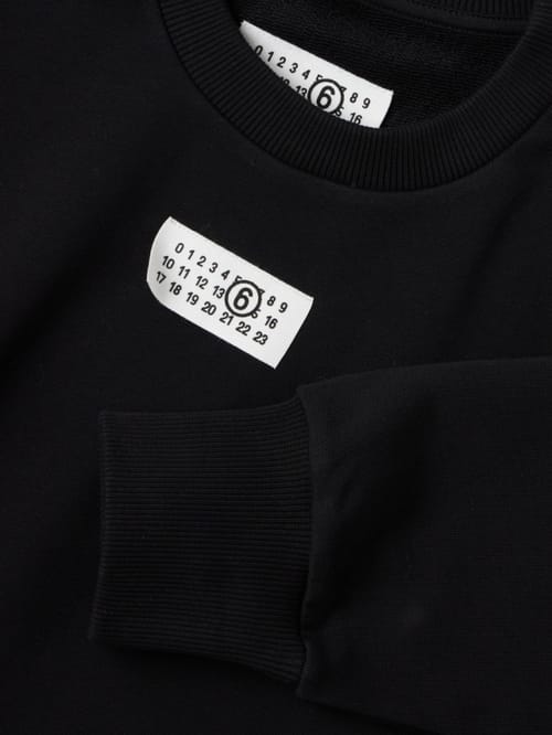 MM6 Maison Margiela: Cotton crewneck sweatshirt