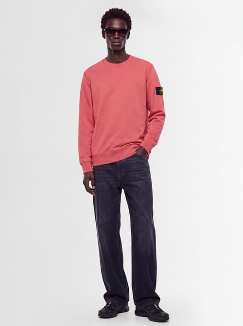 Stone Island: 棉质圆领卫衣