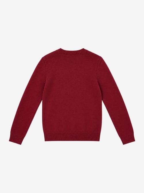 Diesel Kids: Cotton crewneck sweatshirt w/logo