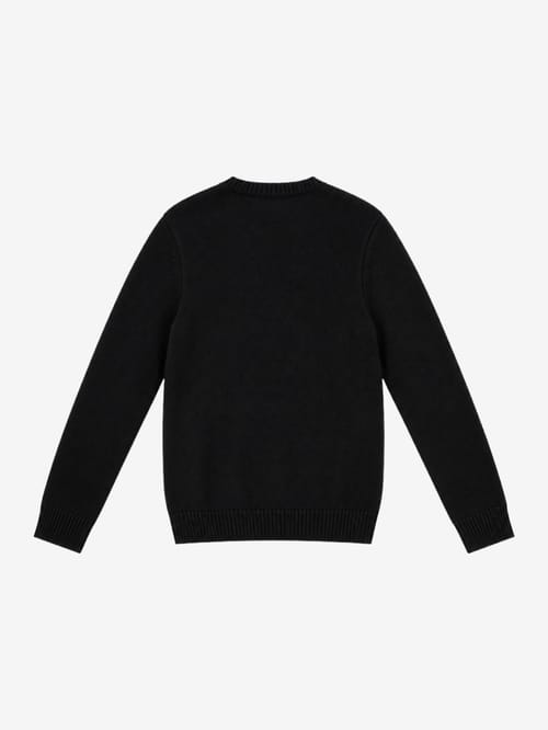 Diesel Kids: Cotton crewneck sweatshirt w/logo