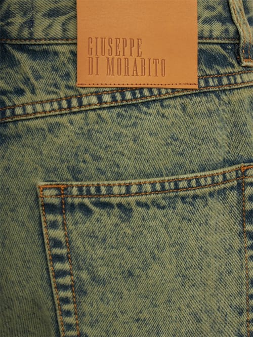 Giuseppe Di Morabito: Cotton denim baggy jeans