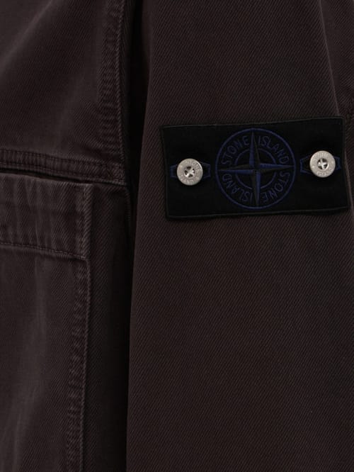 Stone Island: Cotton denim casual jacket