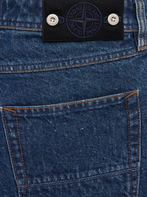 Stone Island: Cotton denim jeans