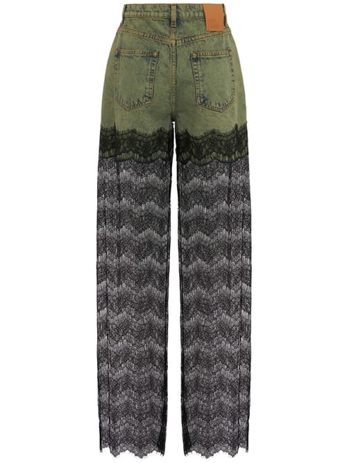 Giuseppe Di Morabito: Cotton denim wide jeans