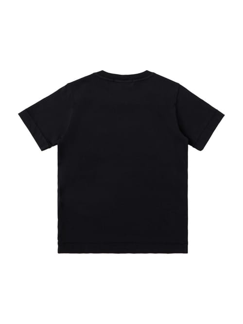 Stone Island Junior: 印有logo的棉质平纹T恤