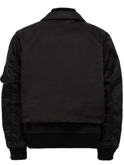Sacai: Cotton Nylon Twill Blouson