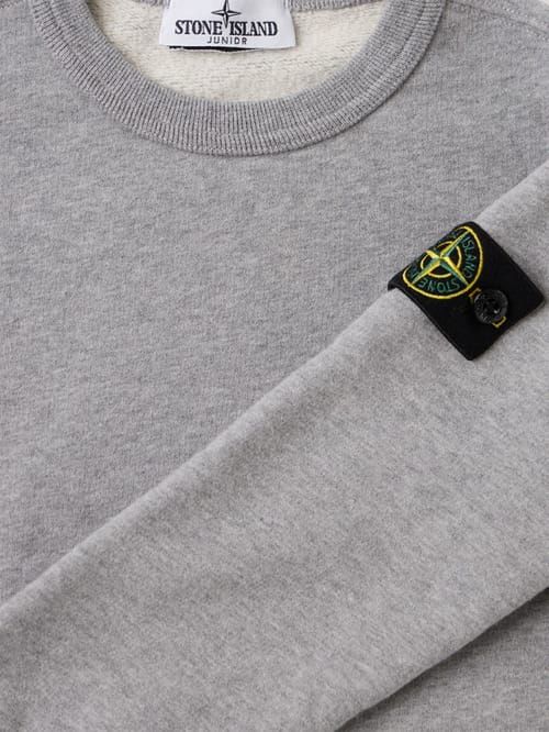 Stone Island Junior: 棉质卫衣