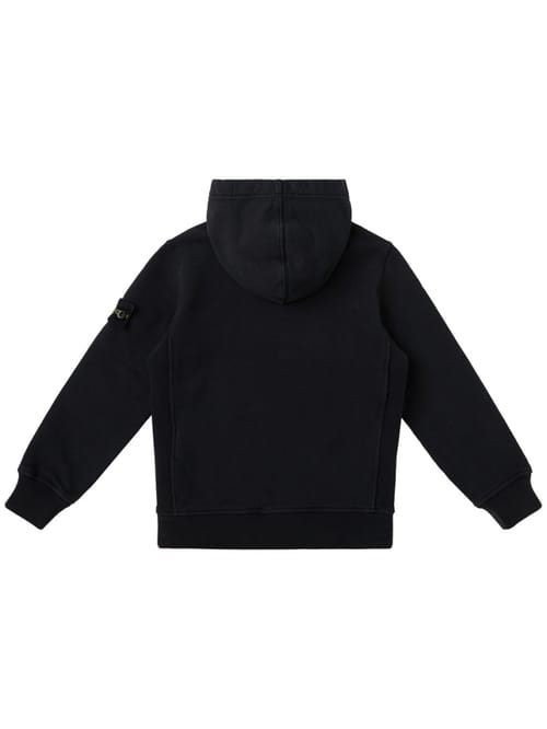 Stone Island Junior: 棉质连帽卫衣